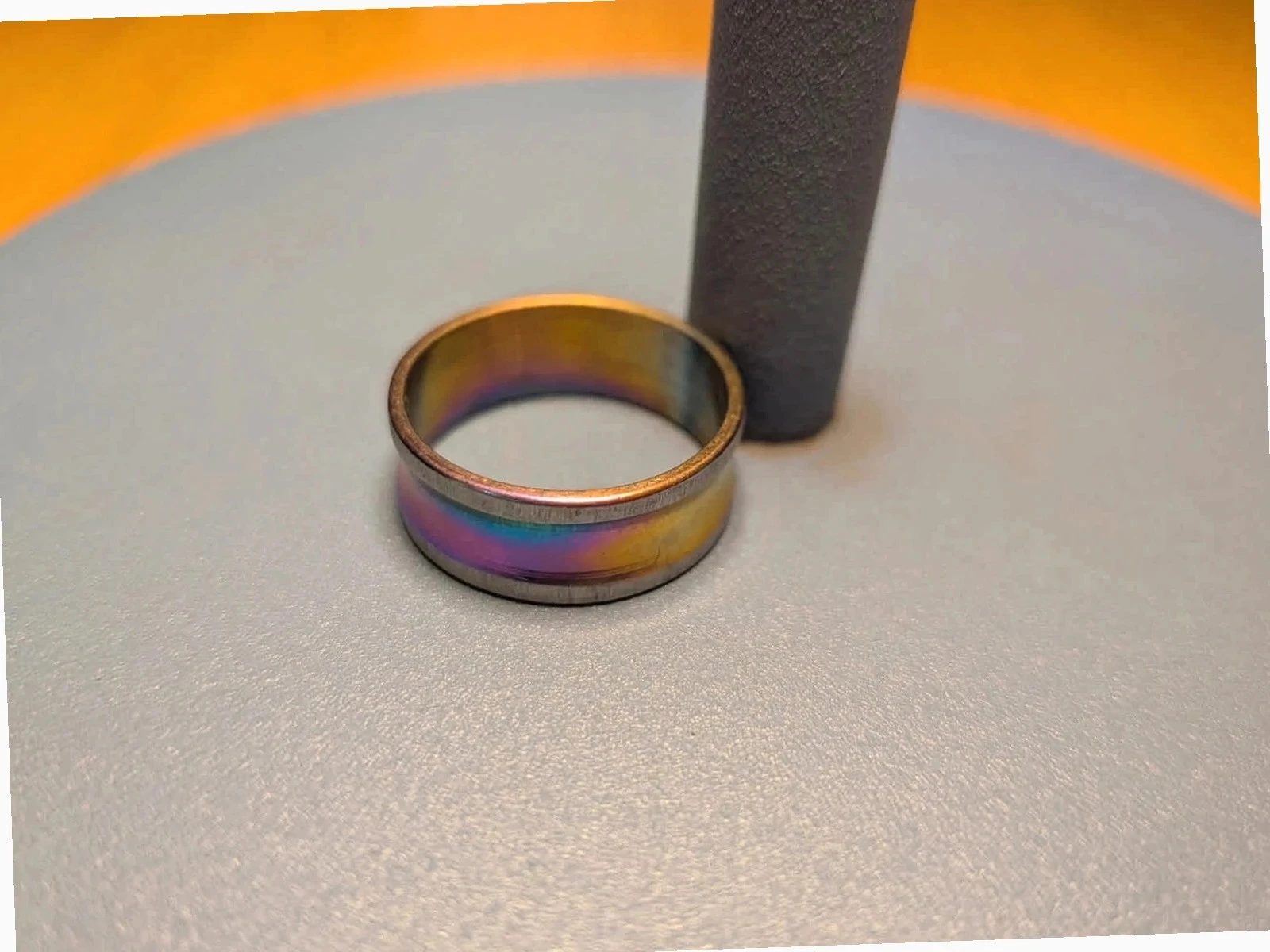 Ring with metal sky. Size 53 – photo 2